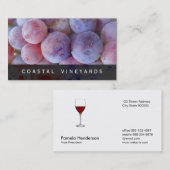 Carte De Visite Raisins de vin (Devant / Derrière)