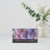 Carte De Visite Raisins de vin (Debout devant)