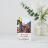 Carte De Visite Raisins de vin | Vignoble | Entreprise (Debout devant)
