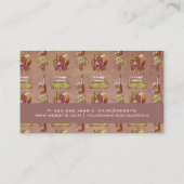 Carte De Visite Raisins et vin (Dos)