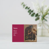 CARTE DE VISITE RAISINS TRAITÉS VIGNOBLE RUSTIQUE, VITRALE, VITICU (Debout devant)