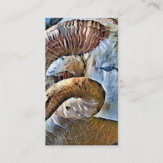 CARTE DE VISITE RAM FARM ANIMAL (Devant)