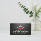 Carte De Visite Ramonage de cheminée et services de cheminée (Debout devant)