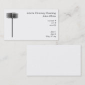 Carte De Visite Ramoneur (Devant / Derrière)