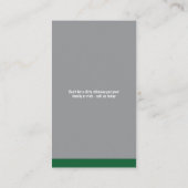 Carte De Visite Ramoneur | Professionnel (Dos)