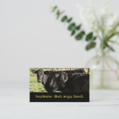 Carte De Visite Ranch de Black Angus (Debout devant)