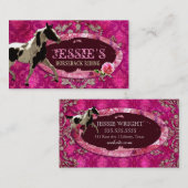 Carte De Visite Ranch de cheval de la CHROMATOGRAPHIE GAZEUSE | (Devant / Derrière)