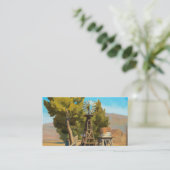 Carte De Visite Ranch Windmill, Carson, Nevada par Maynard Dixon (Debout devant)