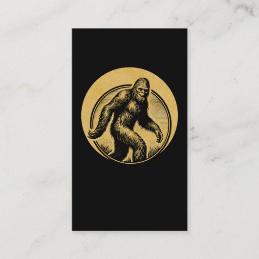 Carte De Visite Randonnée avec Bigfoot (Devant)
