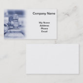 Carte De Visite Rangée des bouteilles en acier de l'oxygène et (Devant / Derrière)