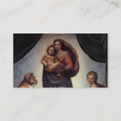 Carte De Visite Raphael - La Vierge Sixtine (Dos)