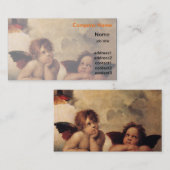 Carte De Visite Raphael, Sistine Cherub (Devant / Derrière)