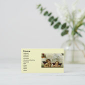 Carte De Visite Raphael "Sistine Madonna" (circa 1513) (détail) (Debout devant)