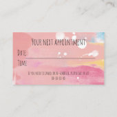 Carte De Visite Rappel de nomination (Dos)