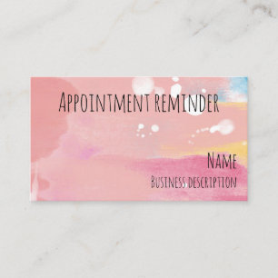 Carte De Visite Rappel de nomination