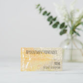 Carte De Visite Rappel de nomination (Debout devant)