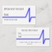 Carte De Visite Rappel de nomination (Devant / Derrière)