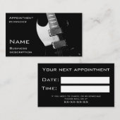 Carte De Visite Rappel de nomination (Devant / Derrière)