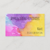 Carte De Visite Rappel de nomination (Devant)