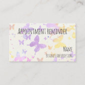 Carte De Visite Rappel de nomination (Devant)