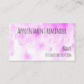Carte De Visite Rappel de nomination (Devant)