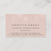 Carte De Visite Rappel de nomination professionnelle certifié (Dos)