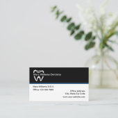 Carte De Visite Rappel de rendez-vous chez le dentiste moderne (Debout devant)