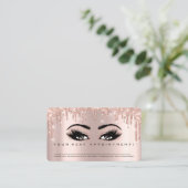 Carte De Visite Rappel de rendez-vous Eyelashes Artiste maquillage (Debout devant)