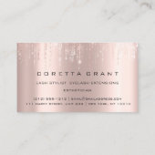 Carte De Visite Rappel de rendez-vous professionnel Beauty Studio (Dos)