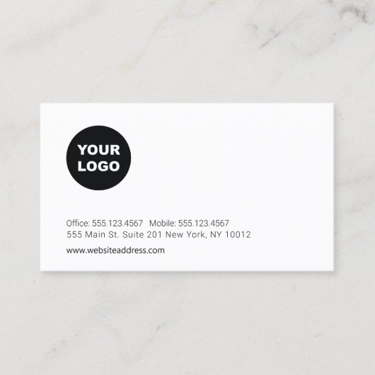 Carte De Visite Rappel de rendez-vous professionnel pour ajouter u (Devant)