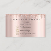 Carte De Visite Rappel de rendez-vous Word Map Trader Finances (Dos)