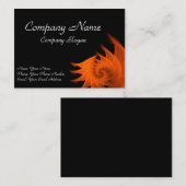 Carte De Visite Rapport d'or orange (Devant / Derrière)