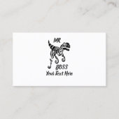 Carte De Visite Raptor noir (Devant)