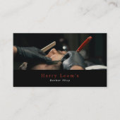 Carte De Visite Rasage classique, Barbiers hommes (Devant)