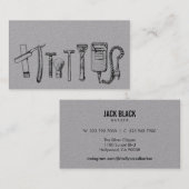 Carte De Visite Rasoirs (Devant / Derrière)