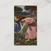Carte De Visite Rassembler les fleurs (Dos)