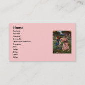 Carte De Visite Rassembler les fleurs (Devant)