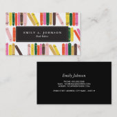 Carte De Visite Rat de bibliothèque (Devant / Derrière)