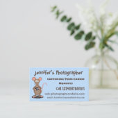 Carte De Visite Rat drôle avec dessin animé de la caméra (Debout devant)