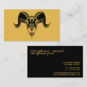 Carte De Visite râteau sauvage (Devant / Derrière)