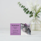 Carte De Visite Ratère d'éleveur de rats de lavande (Debout devant)