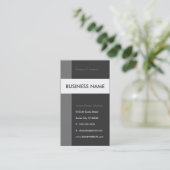 Carte De Visite rationalisation du gris (Debout devant)