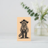 Carte De Visite raton cow-boy (Debout devant)