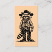 Carte De Visite raton cow-boy (Devant)
