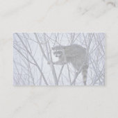 Carte De Visite Raton laveur (Dos)