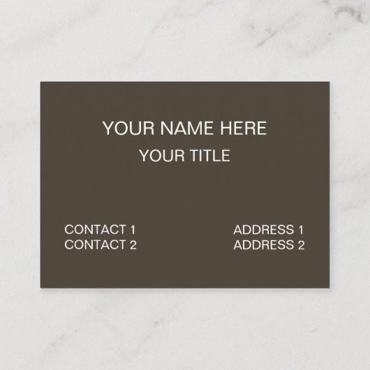 Carte De Visite Raton laveur drôle et curieux (Dos)