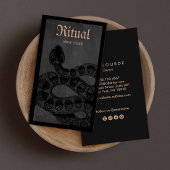 Carte De Visite Rattlesnake Macabre