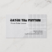 Carte De Visite Rattrapez le rythme - 1 étroit (Dos)