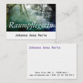 Carte De Visite Raumpflege Visitenkarten (Devant / Derrière)
