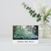 Carte De Visite Raumpflege Visitenkarten (Debout devant)